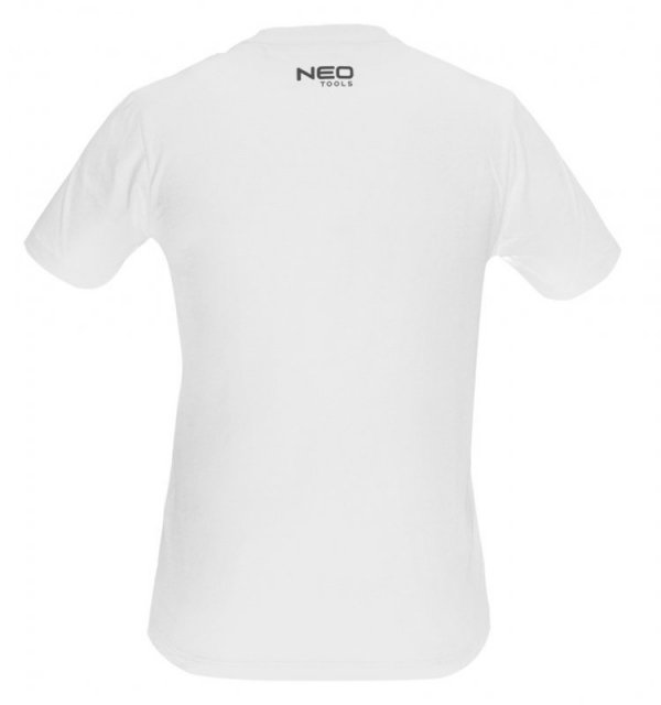 T-shirt, biały, rozmiar L