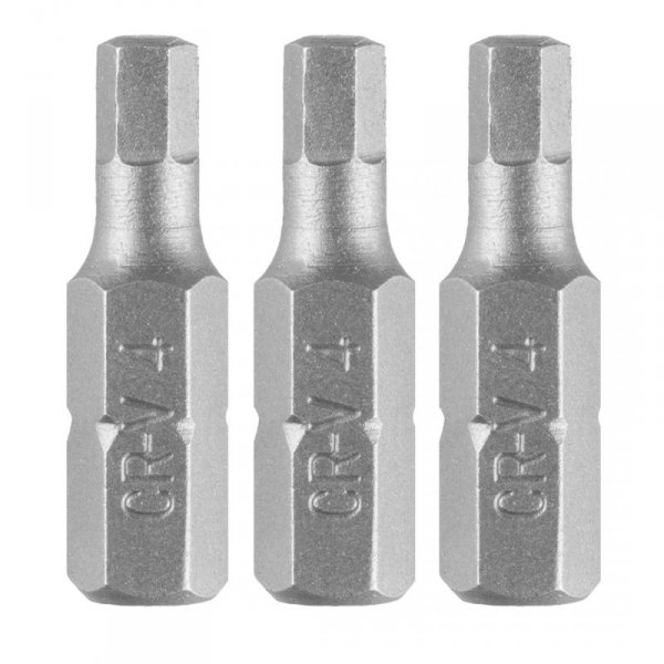 Bity Hex H4 x 25 mm, 3 szt. (3 szt.)