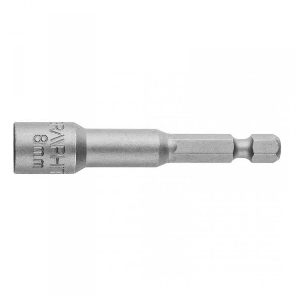 Nasadka magnetyczna 8 x 65 mm, trzpień 1/4&quot;