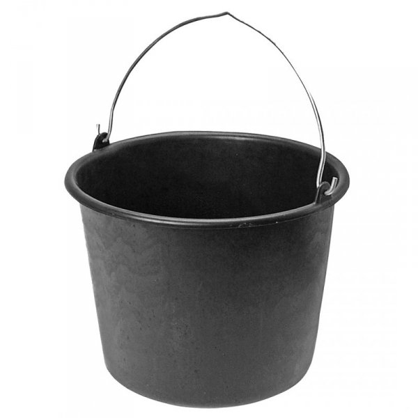 Wiadro budowlane 12 l, metalowy uchwyt