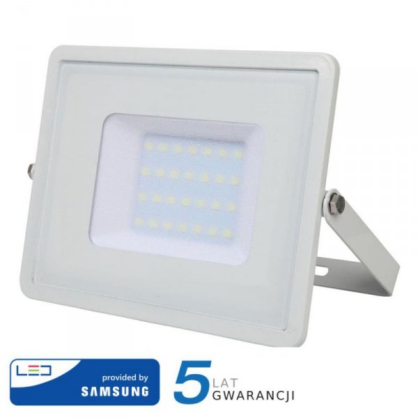 Projektor LED V-TAC 30W SAMSUNG CHIP Biały VT-30 3000K 2400lm 5 Lat Gwarancji