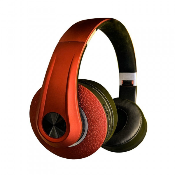 Bezprzewodowe Słuchawki Bluetooth Regulowany Pałąk 500mAh Czerwone VT-6322