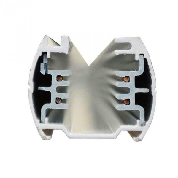 Szyna Szynoprzewód Track Light 1.5 Metra Biały 3 Fazowy (w komplecie złącze zasilające i zaślepka) V-TAC