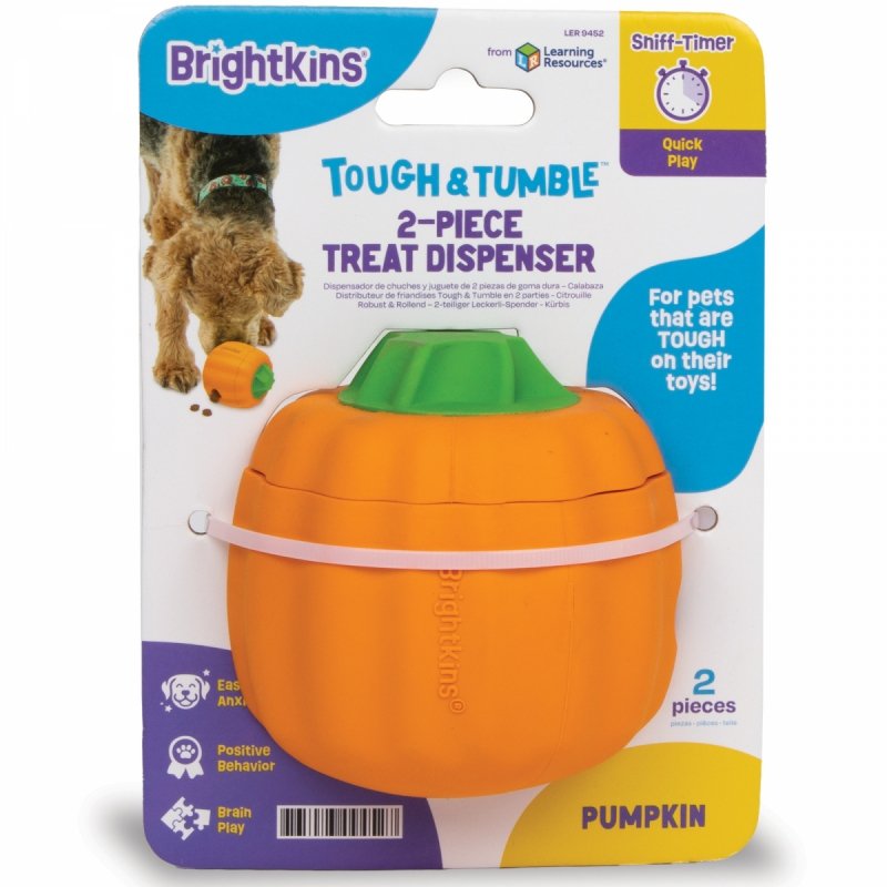 Brightkins Zabawka na przysmaki Pumpkin Treat Dispenser DYNIA