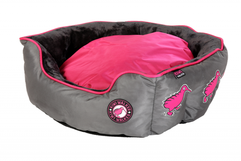 Kiwi Walker OVAL PET BED różowo-szary rozmiar XL