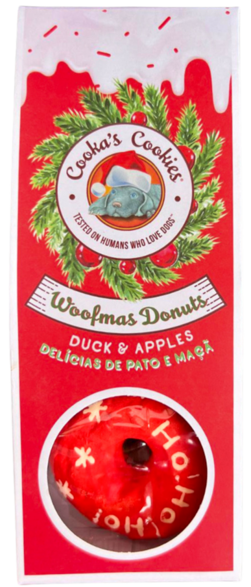 Cooka's Cookies WOOFMAS DONUTS Przysmaki z indyka i kaczki 70g
