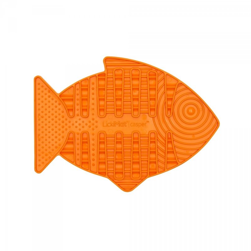 Mata LickiMat® Classic Casper™ pomarańczowa