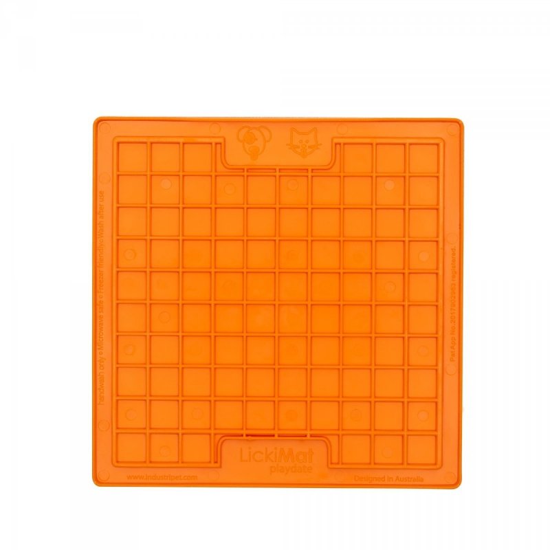 Mata LickiMat® Classic Playdate™ pomarańczowa