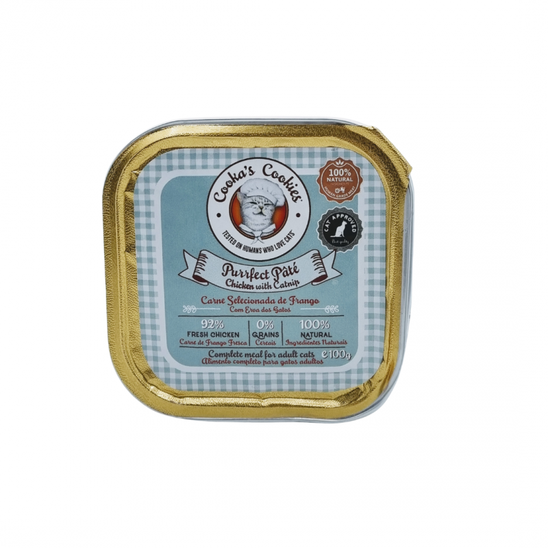 Cooka’s Cookies PURRFECT CHICKEN Karma mokra dla kota z kurczakiem 100g