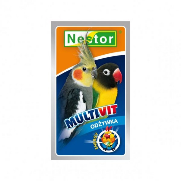 NESTOR Multivit odżywka dla średnich papug 20g [OPS]