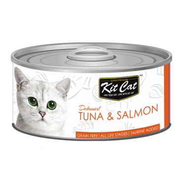 KIT CAT TUNA & SALMON (tuńczyk z łososiem) [KC-2270] 80g