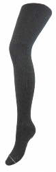 Rajstopy bawełniane firmy AuraVia w rozmiarze 7-9 lat. Prążkowana struktura z wplecioną  brokatową nitką.