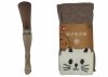 Rajstopy bawełniane typu zakolanówka, firmy AuraVia w rozmiarze 4-6 Lat. Na rajstopce umieszczono uroczy wzór kotka.