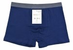 Chłopięce bokserki Aura.Via KIDS granatowe–bawełna 95%, rozmiar 12-13 lat