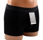 Auravia Cotton In–czarne bokserki męskie 95% bawełny, komfort, rozmiar XL