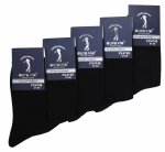 Skarpety garniturowe bawełniane czarne zestaw 5 par rozmiar 47-49 AuraVia
