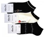 Stopki wzory serce 3 pary r 35-38 Aura.via 