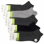 Bambusowe stopki męskie AuraVia – komfort i świeżość 5 par 39-42  