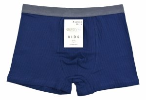 Chłopięce bokserki Aura.Via KIDS granatowe–bawełna 95%, rozmiar 12-13 lat