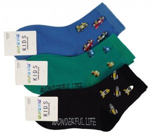 Skarpety haft rakiety-auta 3 pary r.28-31 Aura.via