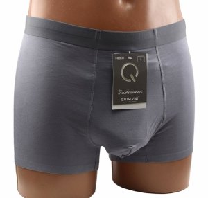 Bambusowe bokserki męskie Aura.Via – szeroka gumka i pełen komfort, rozmiar 2XL