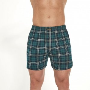 Zielone bokserki męskie Cornette Comfort 002/245 – 100% bawełny XL