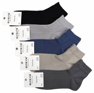 Zestaw 5 par męskich skarpet ¾ za kostkę–przewiewne i wygodne rozmiar 39-42