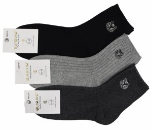 Skarpetki damskie z kotem – bawełniane, prążkowane Aura.Via 35-38