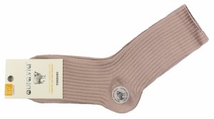 Grube skarpety damskie z wełną alpaki, prążkowane–idealne na zimę 38-41