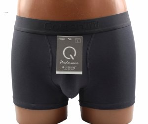 Auravia Cotton In – grafitowe bokserki męskie 95% bawełny, rozmiar XL