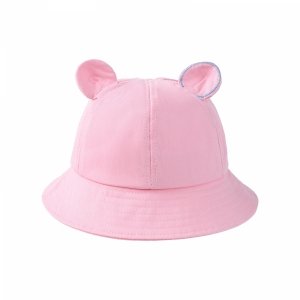 Kapelusz z zabawnymi uszami, 100 % bawełniany roz 48-50 cm