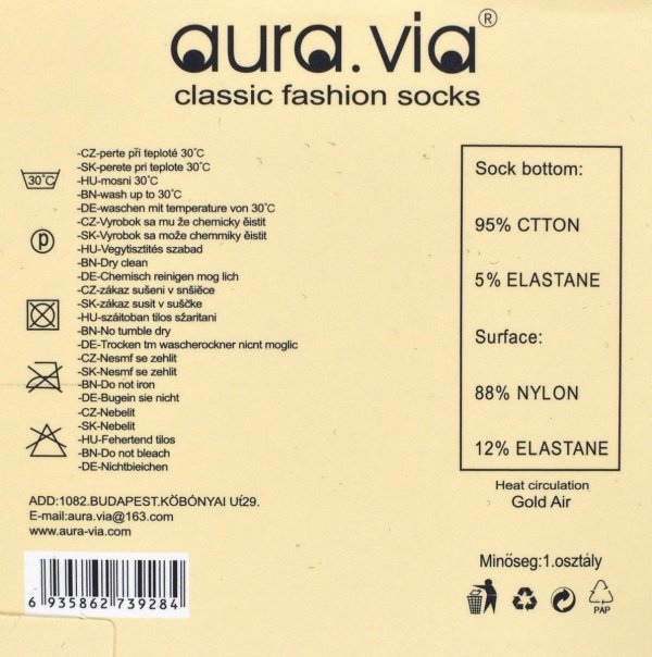 Koronkowe mikrostopki damskie Aura Via – styl i wygoda, rozmiar 35-38 