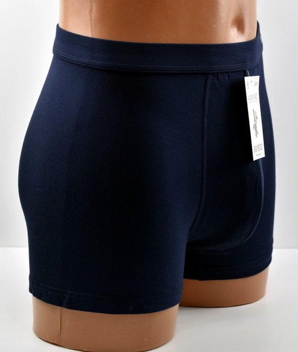 Granatowe bokserki męskie z włókna bambusowego miękkie i oddychające, rozmiar 3XL