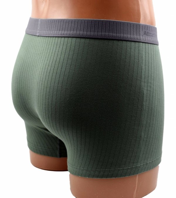 Męskie bokserki Auravia–prążkowana dzianina, elastyczne dopasowanie rozmiar 2XL