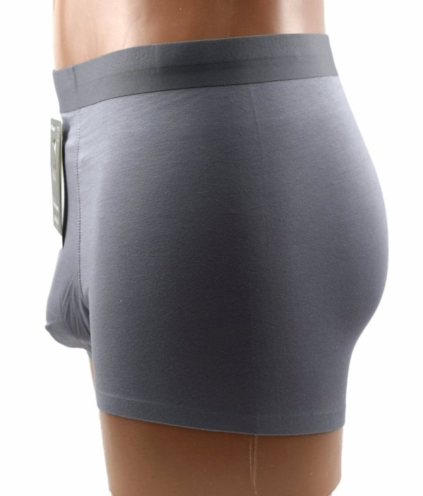 Bambusowe bokserki męskie Aura.Via – szeroka gumka i pełen komfort, rozmiar XL