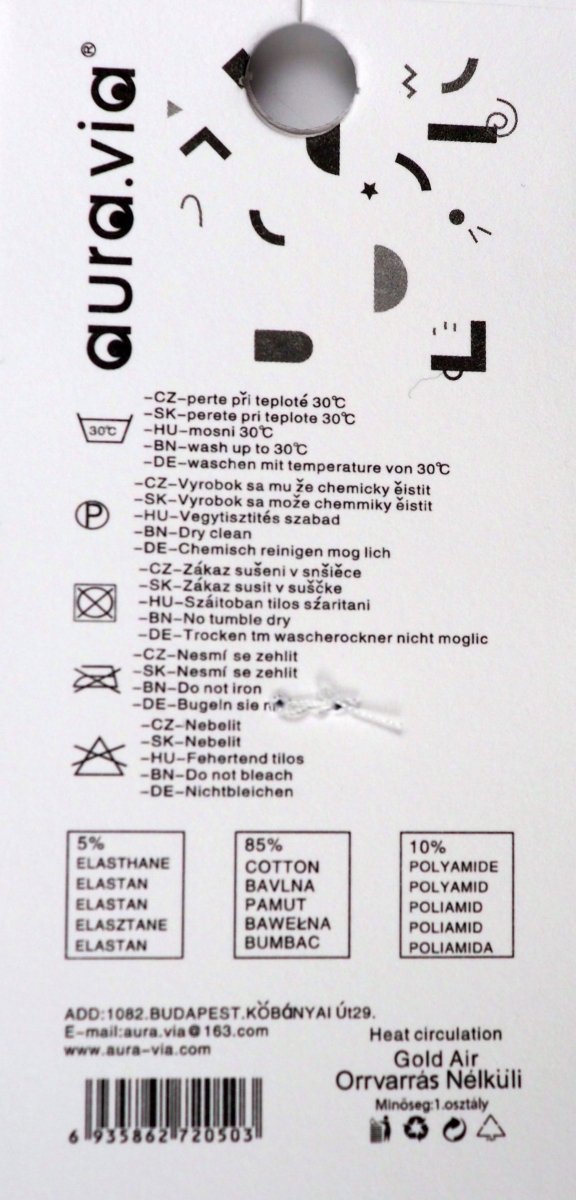 Metka produktu -  Model NP9311 firmy AuraVia.