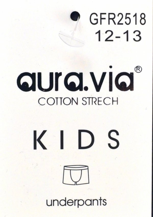 Chłopięce bokserki Aura.Via KIDS granatowe–bawełna 95%, rozmiar 8-9 lat