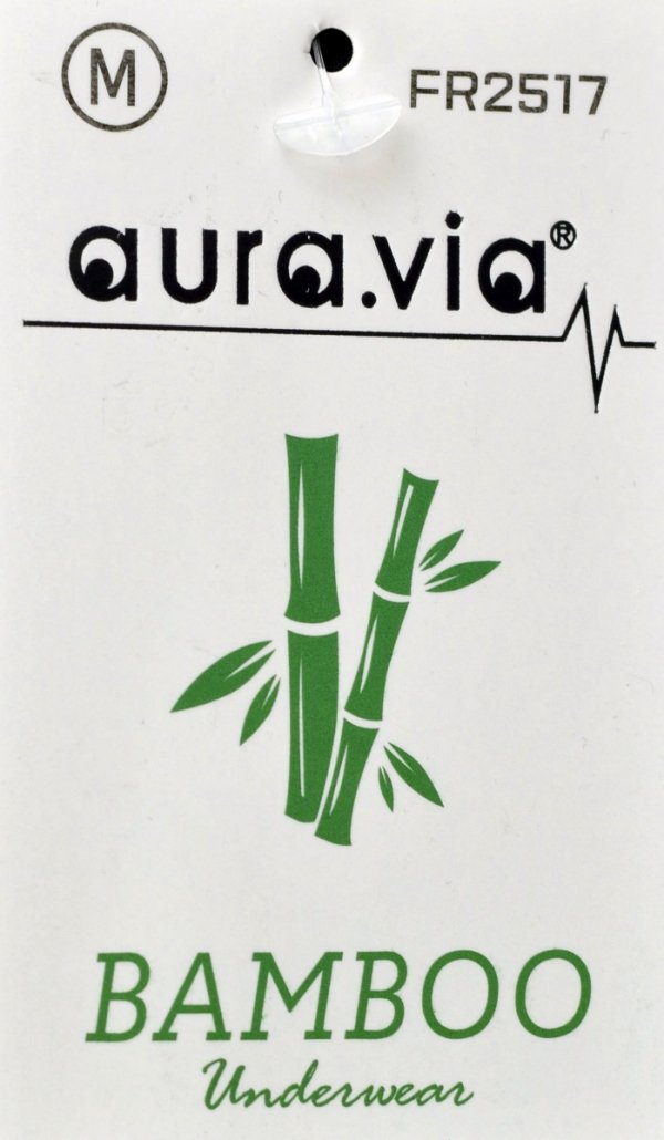 Jasnoszare bambusowe bokserki męskie Aura.Via – naturalna świeżość i styl, rozmiar XL