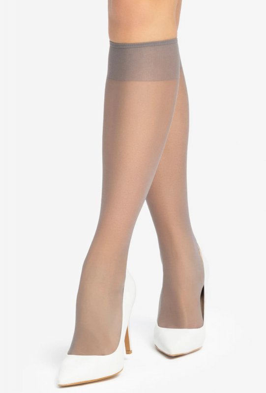 Gatta AVI 15 Den 2-pak – gładkie podkolanówki damskie bezuciskowe