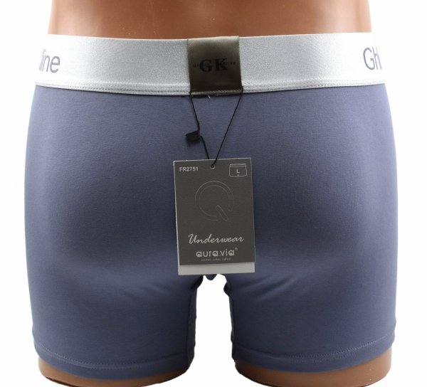 Bokserki męskie premium Aura.Via Ghin Kline 95% bawełny, rozmiar 2XL