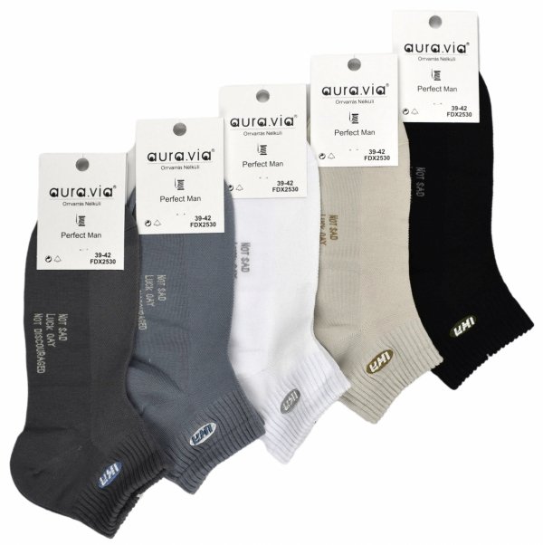 Aura Via – stopki z haftowanym detalem i inspirującym napisem w roz. 43-46