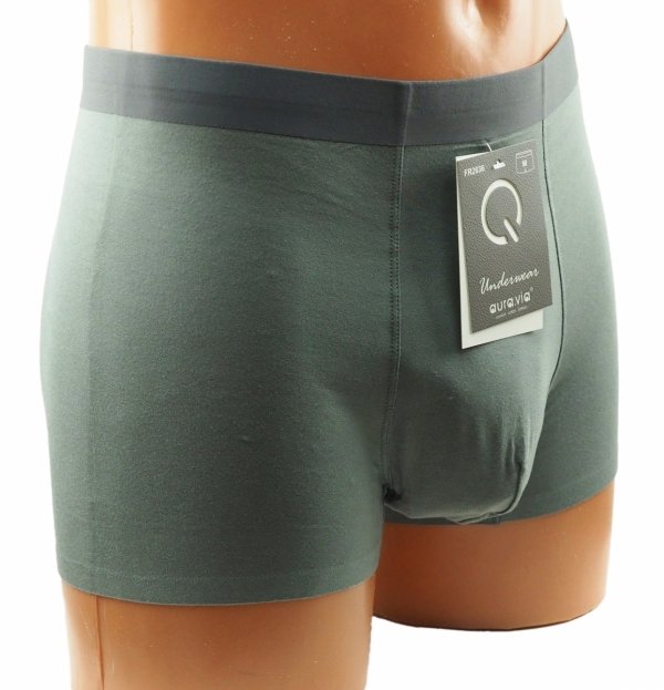 Bambusowe bokserki męskie w zielonym kolorze–wygoda i świeżość, rozmiar XL