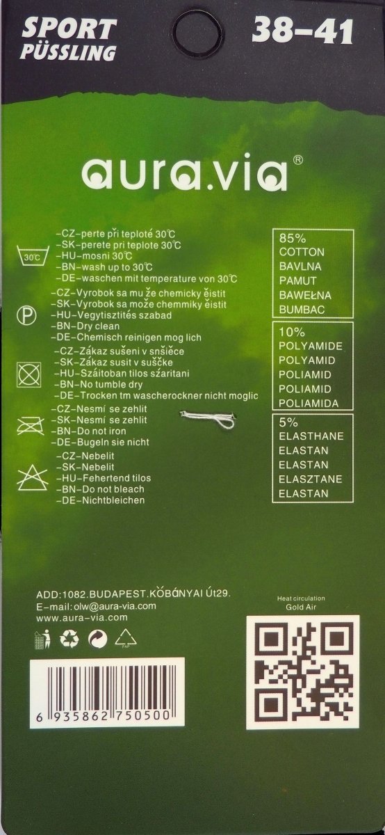 Metka. Skarpety, stopki Sport 5 par r 35-38 Aura.via