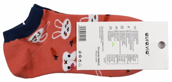 Stylowe stopki "Nie do pary" z króliczym motywem 38-41 AuraVia