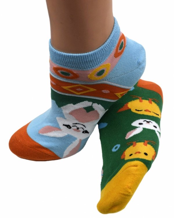 Skarpetki nie do pary z królikiem i kurczakiem 38-41 AuraVia