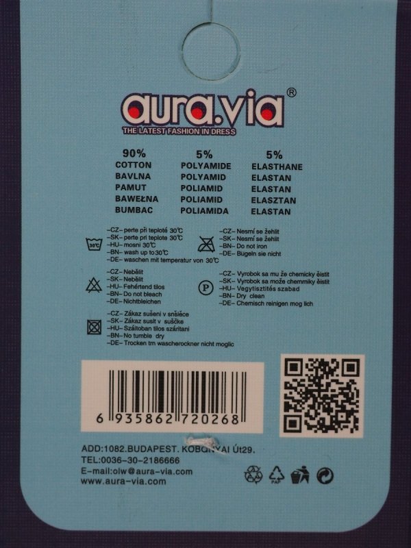 Metka produktu  - model NZG50