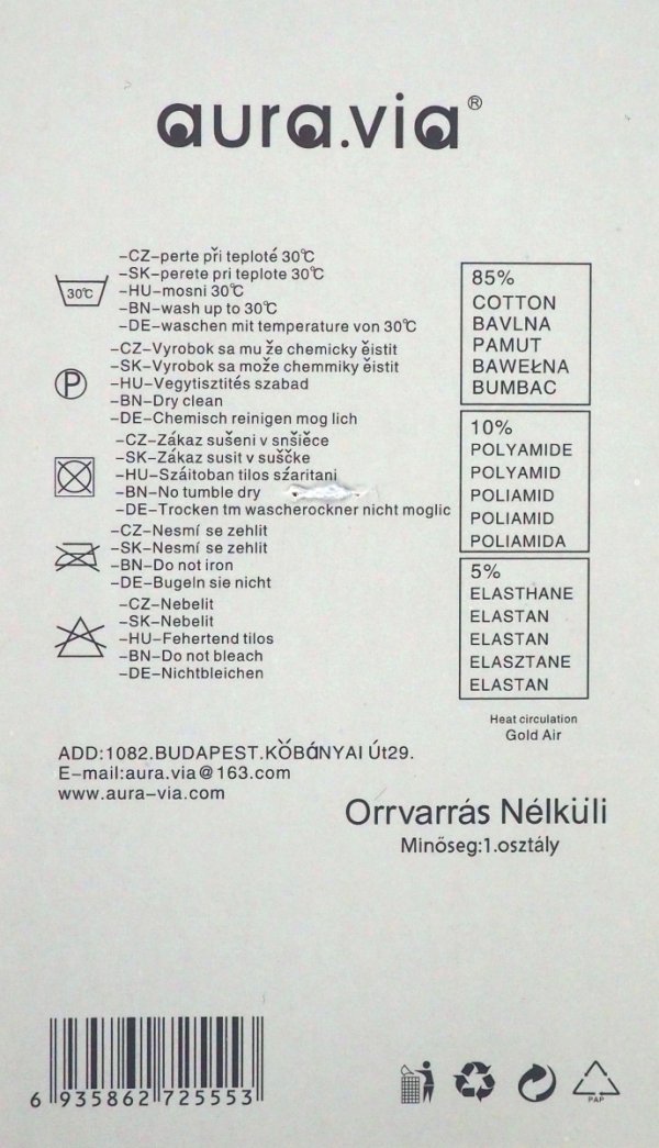 Metka produktu - Model NZX691.
