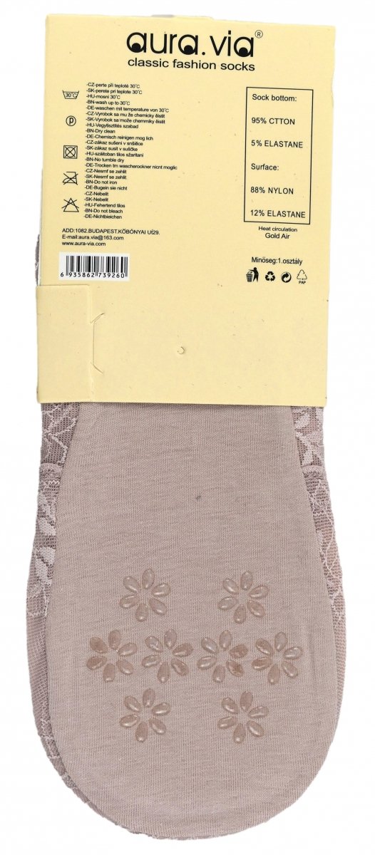 Eleganckie mikrostopki Aura.Via z koronką rozmiar 35-38 