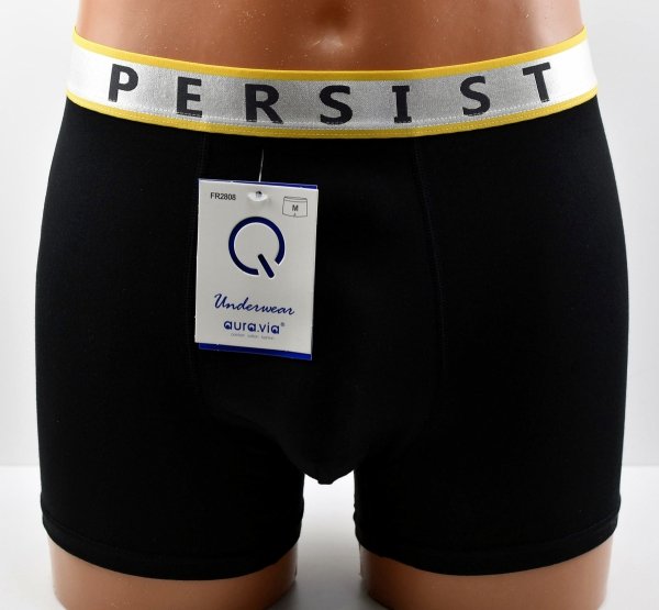 Bokserki męskie AuraVia–stylowy model z ozdobnym pasem PERSIST, 3XL