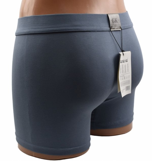 Męskie bokserki bawełniane ciemny denim – wygodne, gładkie i elastyczne, rozmiar 3XL